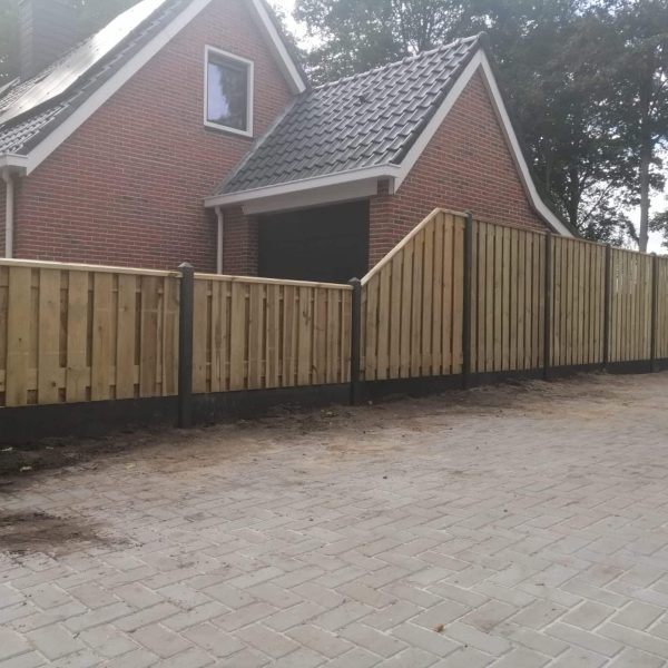 Antraciet grenen schutting