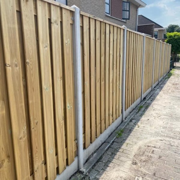 Wit/grijs hout beton